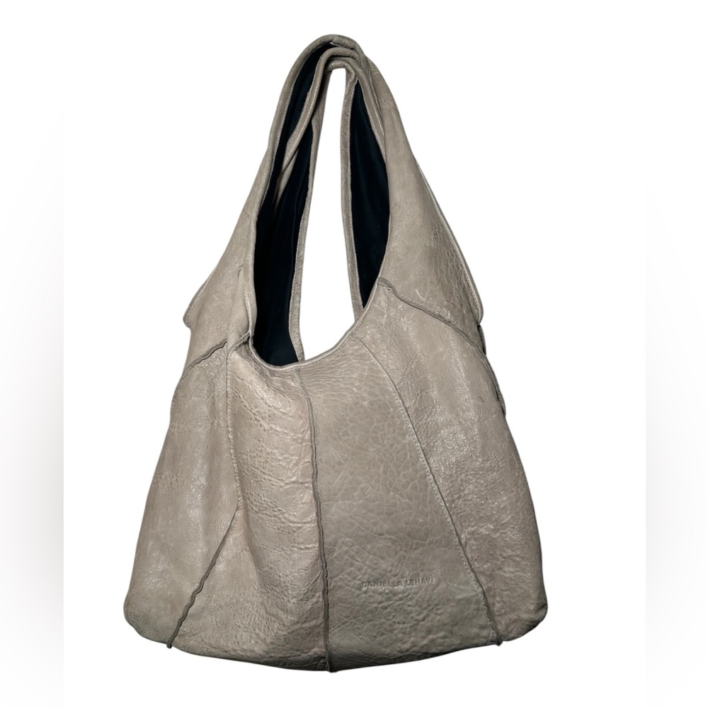 Daniella Lehavi Chic Beige Leather Hobo Bag